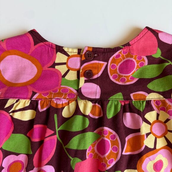 Hanna Andersson Floral Print Tunic Dress 120cm - Picture 10 of 10